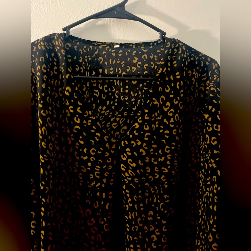 Leopard V Neck Shirt